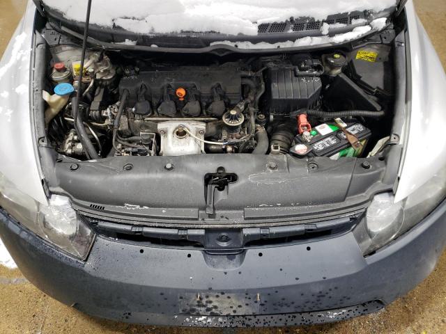 2HGFA16968H518173 - 2008 HONDA CIVIC EXL ვერცხლისფერი ფოტო 11