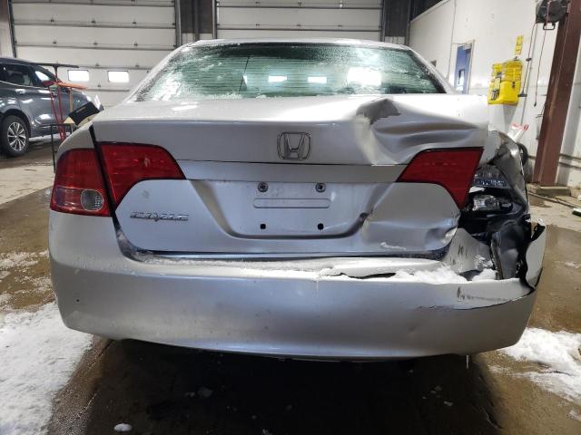 2HGFA16968H518173 - 2008 HONDA CIVIC EXL ვერცხლისფერი ფოტო 6