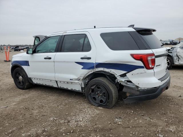 1FM5K8AR7KGB24249 - 2019 FORD EXPLORER POLICE INTERCEPTOR 白色 照片 2