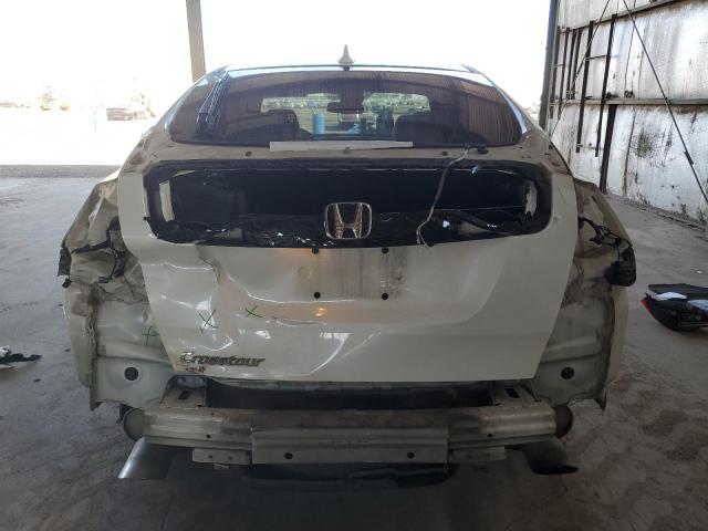 5J6TF3H51DL002707 - 2013 HONDA CROSSTOUR EXL თეთრი ფოტო 6