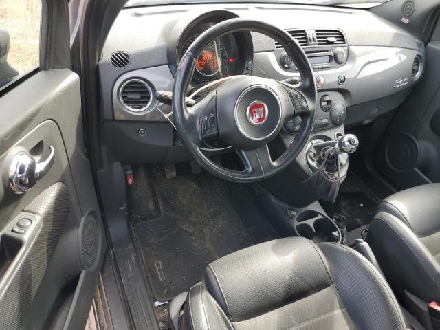 3C3CFFBR5DT515051 - 2013 FIAT 500 SPORT GRAY photo 8