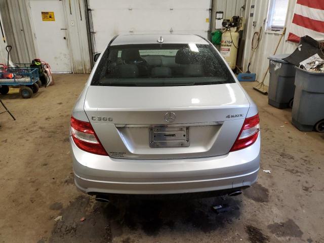 WDDGF81XX8F144032 - 2008 MERCEDES-BENZ C 300 4MATIC SILVER photo 6