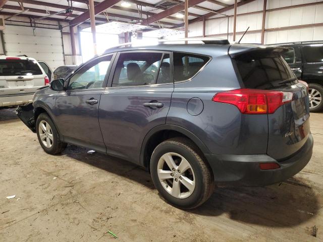 JTMWFREV5D5000697 - 2013 TOYOTA RAV4 XLE BLUE photo 2