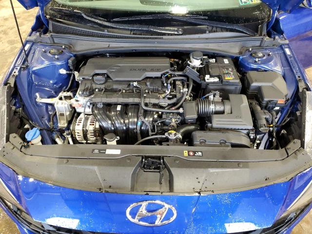 KMHLM4AG4PU618019 - 2023 HYUNDAI ELANTRA SEL BLUE photo 11