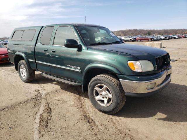 5TBBT48192S281339 - 2002 TOYOTA TUNDRA ACCESS CAB LIMITED GREEN photo 4