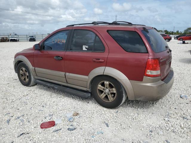 KNDJD733965550347 - 2006 KIA SORENTO EX BURGUNDY photo 2