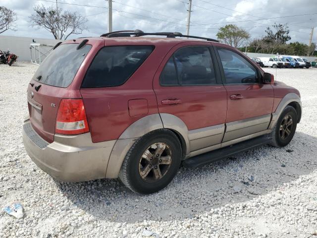 KNDJD733965550347 - 2006 KIA SORENTO EX BURGUNDY photo 3