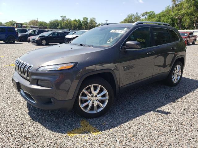 1C4PJMDS6FW705261 - 2015 JEEP CHEROKEE LIMITED GRAY photo 1