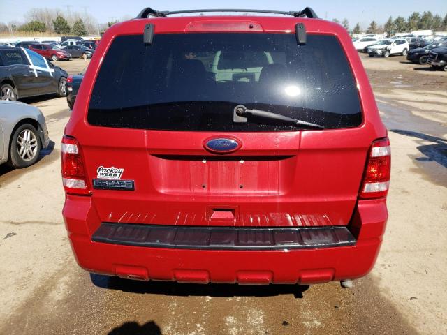 1FMCU0D77BKA44900 - 2011 FORD ESCAPE XLT RED photo 6