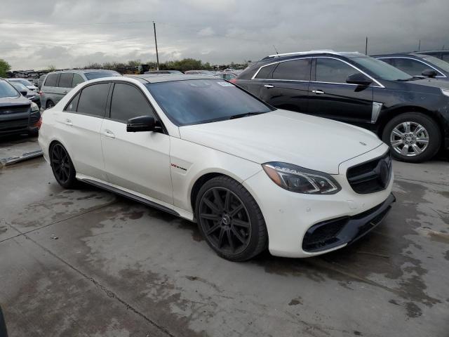 WDDHF7GB7EB037372 - 2014 MERCEDES-BENZ E 63 AMG-S WHITE photo 4