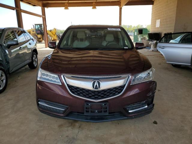 5FRYD3H69EB010793 - 2014 ACURA MDX TECHNOLOGY BURGUNDY photo 5