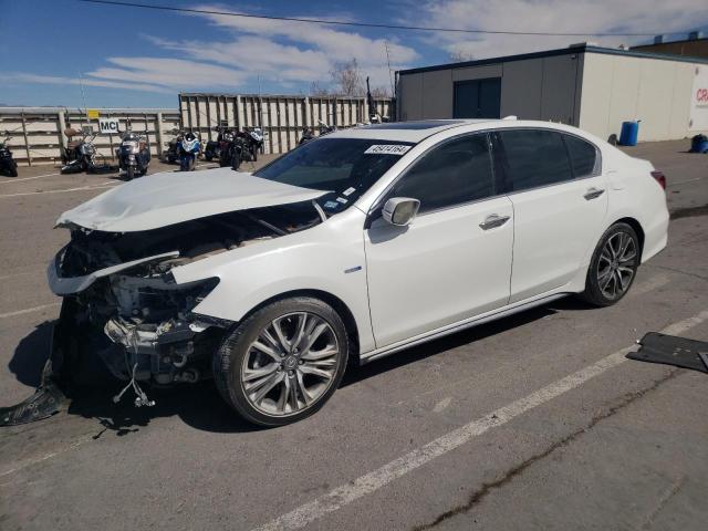 JH4KC2F98KC000314 - 2019 ACURA RLX SPORT HYBRID ADVANCE WHITE photo 1
