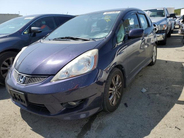 JHMGE8H43AC009215 - 2010 HONDA FIT SPORT BLUE photo 1