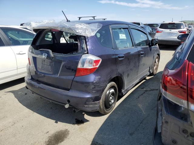 JHMGE8H43AC009215 - 2010 HONDA FIT SPORT BLUE photo 3