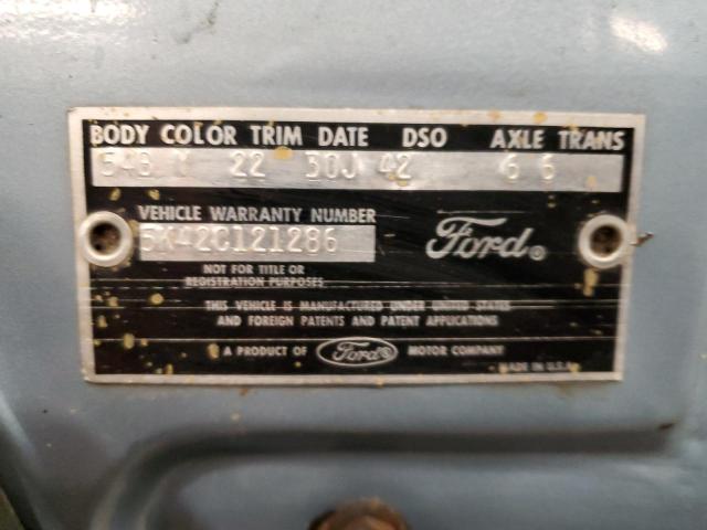 5K42C121286 - 1965 FORD FAIRLANE BLUE photo 12
