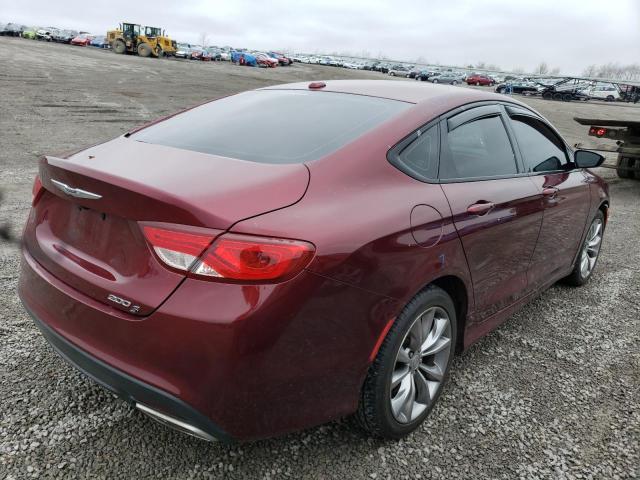 1C3CCCBG2GN121520 - 2016 CHRYSLER 200 S MAROON photo 3