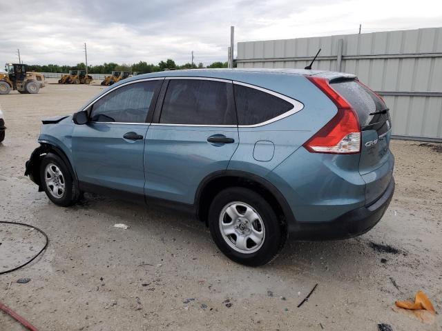 2HKRM3H33EH505570 - 2014 HONDA CR-V LX BLUE photo 2