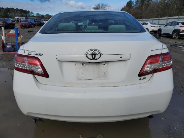 4T4BF3EK1BR173414 - 2011 TOYOTA CAMRY BASE WHITE photo 6