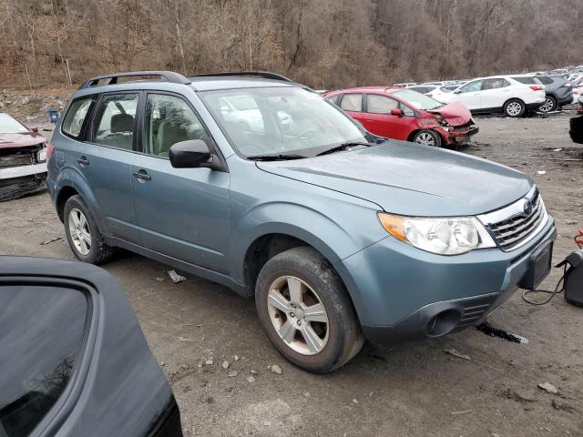 JF2SH6BC4AH772548 - 2010 SUBARU FORESTER XS TEAL photo 4