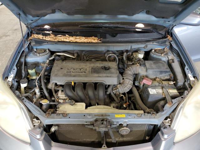 2T1KR32E78C708594 - 2008 TOYOTA COROLLA MA XR BLUE photo 11