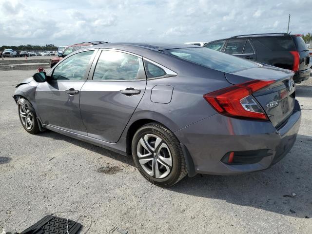 2HGFC2F50JH568182 - 2018 HONDA CIVIC LX SILVER photo 2