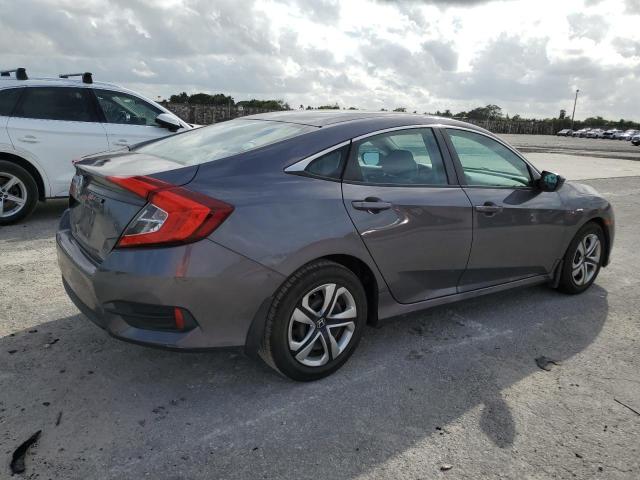 2HGFC2F50JH568182 - 2018 HONDA CIVIC LX SILVER photo 3