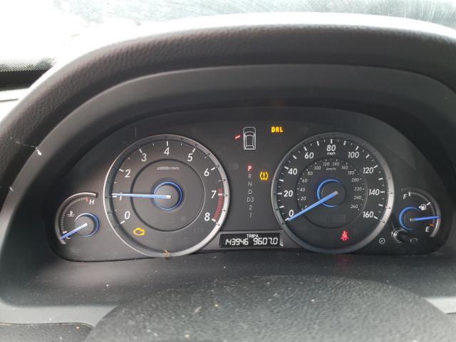 5J6TF1H55CL006634 - 2012 HONDA CROSSTOUR EXL ვერცხლისფერი ფოტო 9