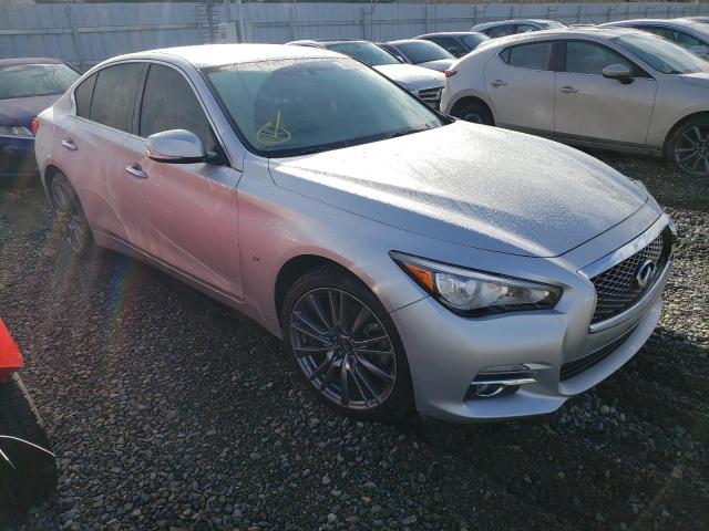 JN1BV7AR8EM692480 - 2014 INFINITI Q50 BASE SILVER photo 4