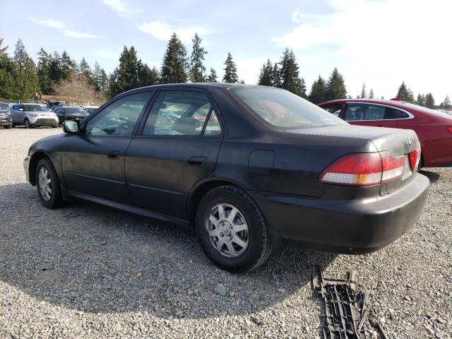 JHMCG56732C008734 - 2002 HONDA ACCORD SE BLACK photo 2