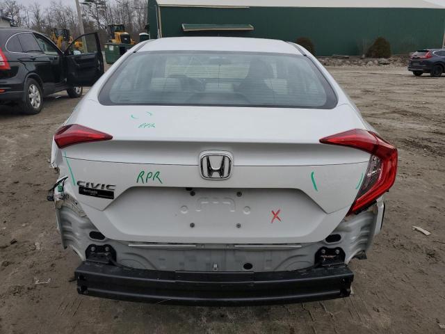 19XFC2F66KE034270 - 2019 HONDA CIVIC LX WHITE photo 6