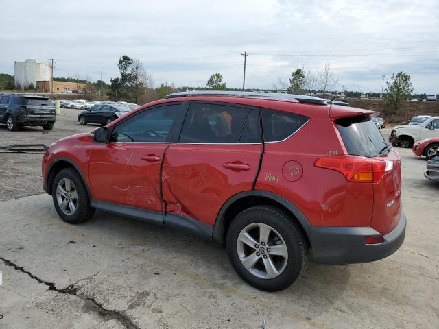 2T3WFREV0FW156447 - 2015 TOYOTA RAV4 XLE RED photo 2