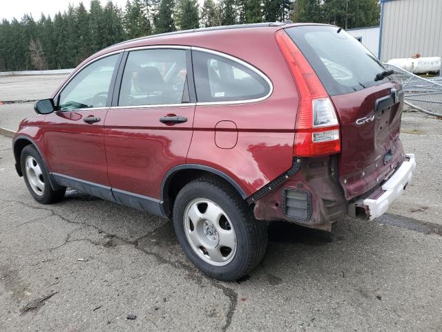 JHLRE48398C006908 - 2008 HONDA CR-V LX MAROON photo 2