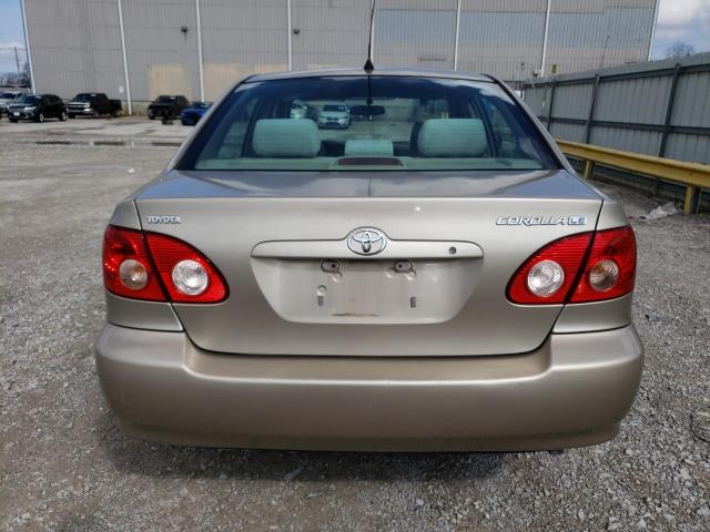 2T1BR32E38C924989 - 2008 TOYOTA COROLLA CE BEIGE photo 6