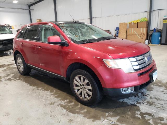 2FMDK49C87BB08483 - 2007 FORD EDGE SEL PLUS RED photo 4