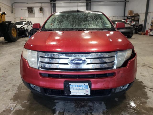 2FMDK49C87BB08483 - 2007 FORD EDGE SEL PLUS RED photo 5