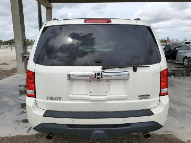 5FNYF4H9XEB042017 - 2014 HONDA PILOT TOURING WHITE photo 6