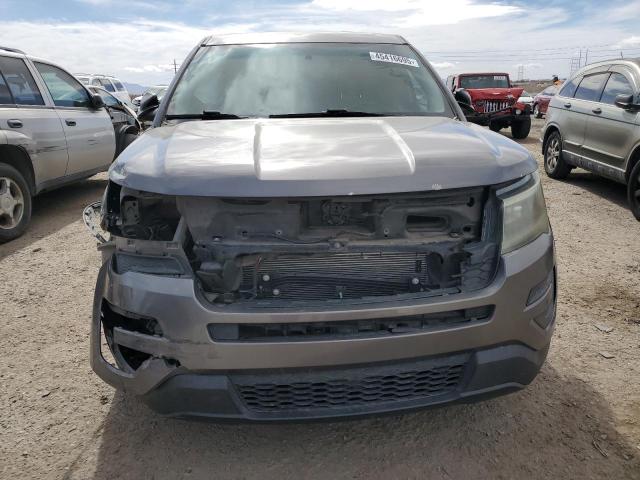 1FM5K8AR8GGB54190 - 2016 FORD EXPLORER POLICE INTERCEPTOR 灰色 照片 5
