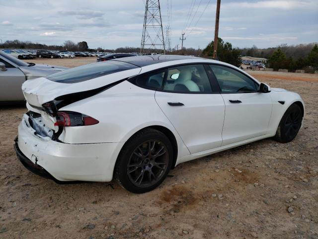 5YJSA1E56NF467125 - 2022 TESLA MODEL S თეთრი ფოტო 3