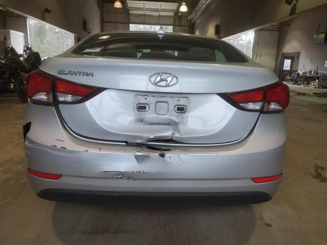 KMHDH4AE6EU109215 - 2014 HYUNDAI ELANTRA SE SILVER photo 6