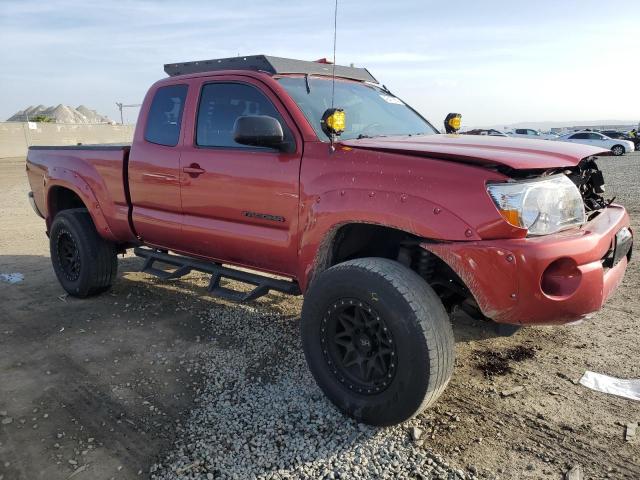 5TETU62N25Z045378 - 2005 TOYOTA TACOMA PRERUNNER ACCESS CAB RED photo 4