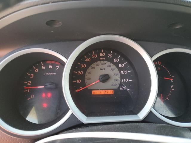 5TETU62N25Z045378 - 2005 TOYOTA TACOMA PRERUNNER ACCESS CAB RED photo 9