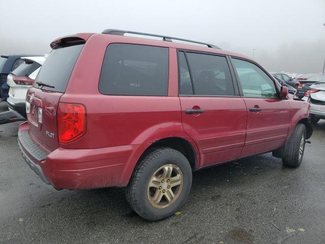 5FNYF18565B045265 - 2005 HONDA PILOT EXL RED photo 3