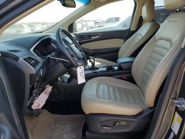 2FMTK3J90FBB24889 - 2015 FORD EDGE SEL GRAY photo 7