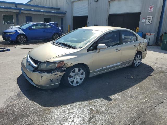 1HGFA16567L032686 - 2007 HONDA CIVIC LX GOLD photo 10