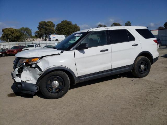 1FM5K8AR0DGC63416 - 2013 FORD EXPLORER POLICE INTERCEPTOR WHITE photo 1