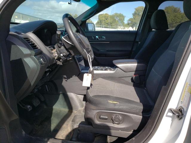 1FM5K8AR0DGC63416 - 2013 FORD EXPLORER POLICE INTERCEPTOR WHITE photo 7