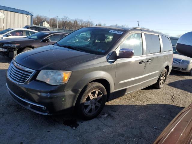 2C4RC1CG8CR143902 - 2012 CHRYSLER TOWN & COU TOURING L GRAY photo 1