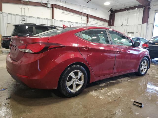 5NPDH4AE0FH601562 - 2015 HYUNDAI ELANTRA SE RED photo 3