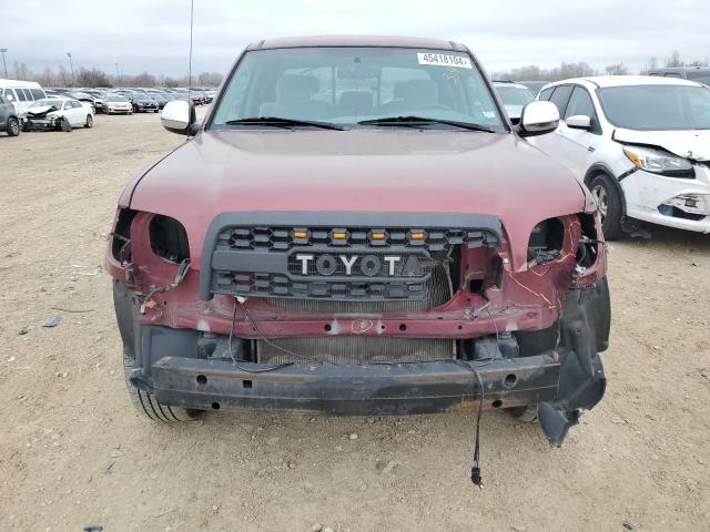 5TBRT34176S480295 - 2006 TOYOTA TUNDRA ACCESS CAB SR5 MAROON photo 5