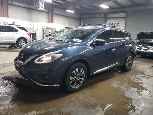 5N1AZ2MG4JN140212 - 2018 NISSAN MURANO S BLUE photo 1